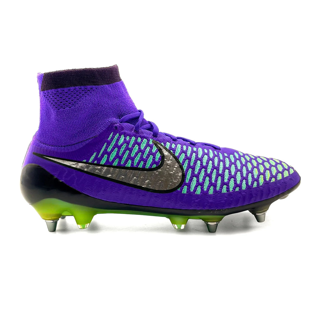 Nike Magista Obra 1 SG PRO Dark Citron Purple Boots Plug