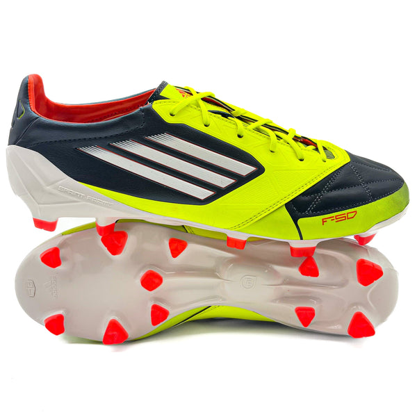 シューズ adidas F50 adizero TRX FG Adidas F50 Adizero FG Leather “Phantom Black / Electricity