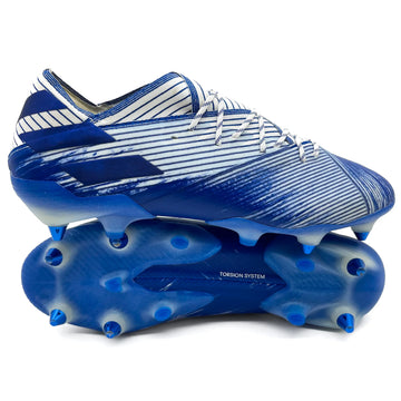 Adidas Nemeziz 19.1 SG - Elite Mutator - White/Team Royal Blue/Team Royal Blue