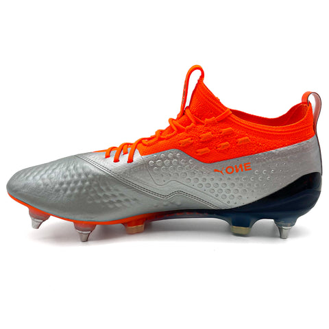 Puma One SG ELITE Leather 'Uprising Puma Silver/Shocking Orange/PUMA Black'