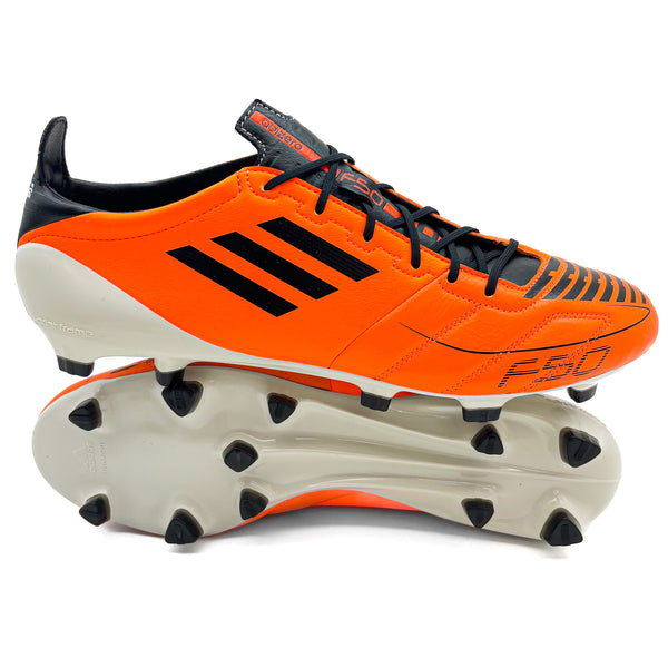 シューズ adidas F50 adizero4 TRX FG LEA Adidas F50 Adizero FG Leather Orange – Boots Plug