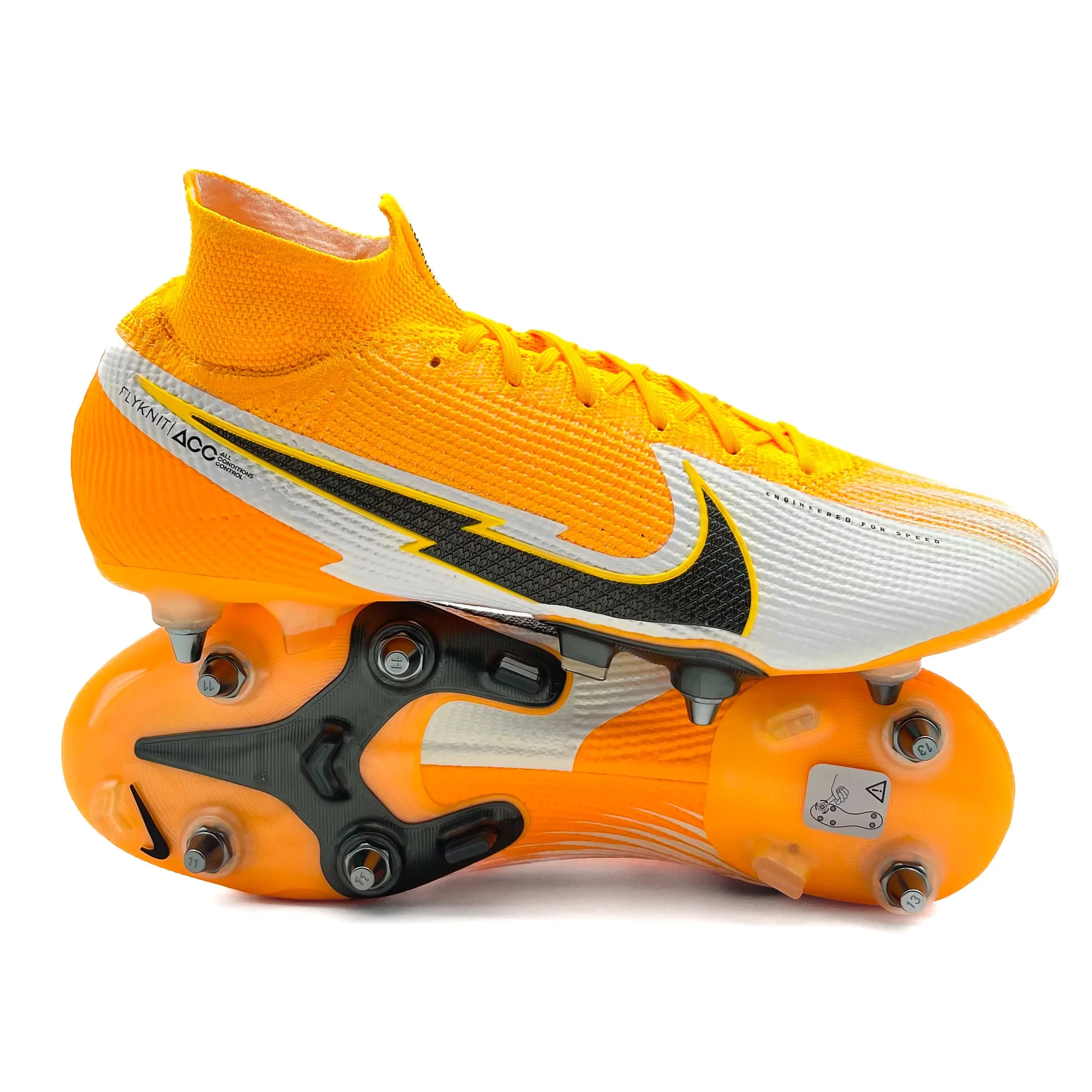 Nike Mercurial Superfly 7 SG PRO Laser Orange Daybreak Boots Plug