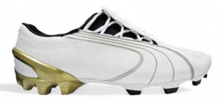 Puma v1.06 Leather FG "White/Gold"