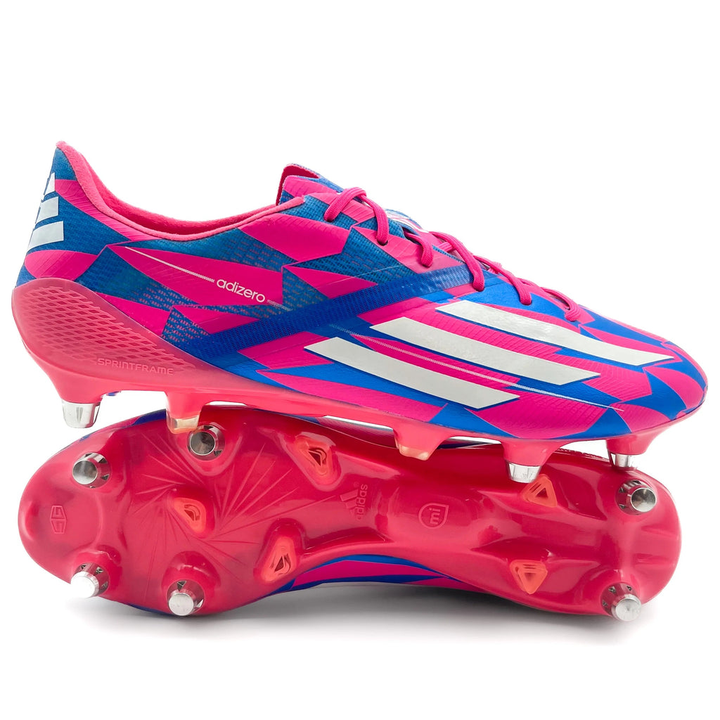 Adidas F50 Adizero SG ELITE'Solar Pink/Running White/Solar Blue Adidas F50 Adizero SG ELITE'Solar Pink/Running White/Solar Blue