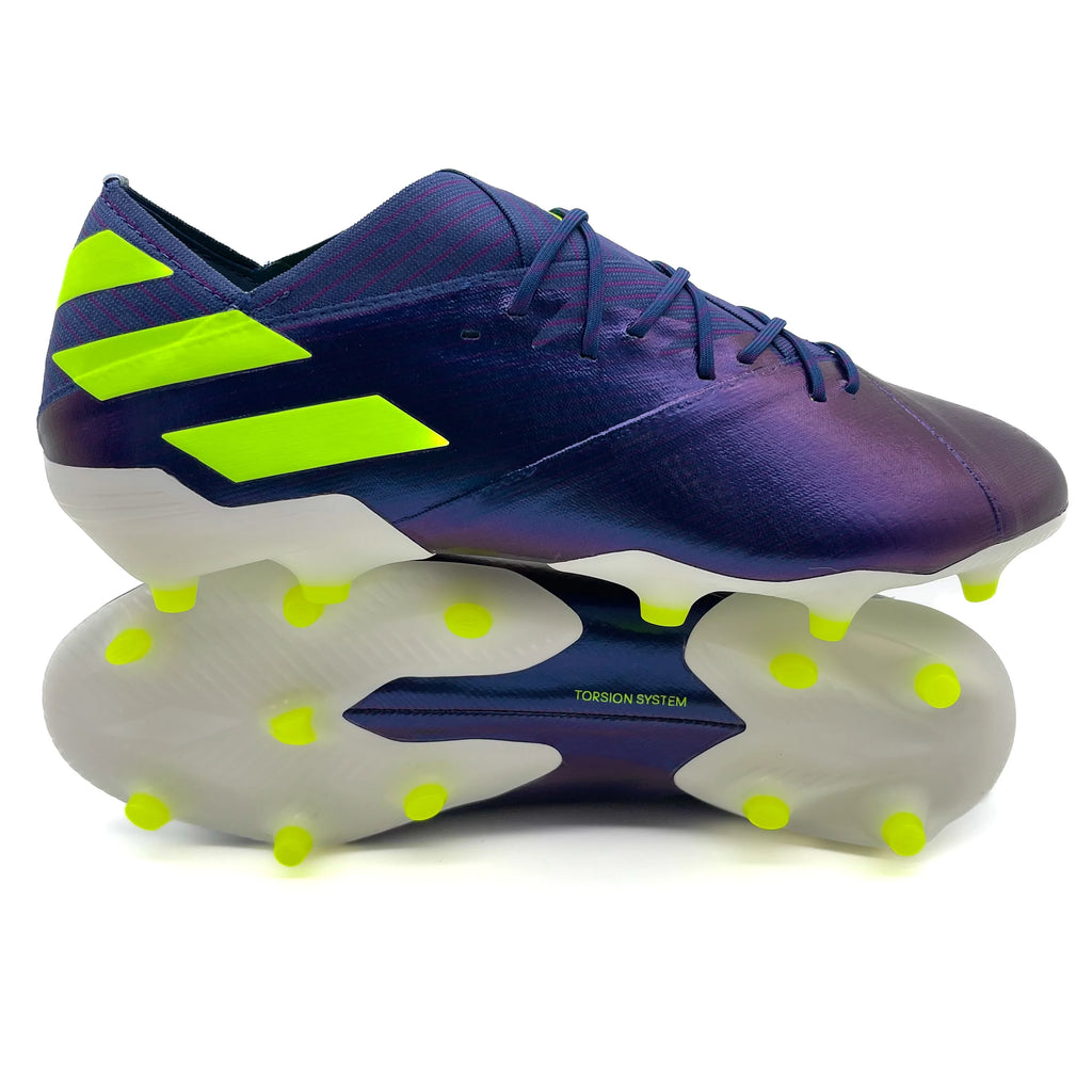 Adidas Nemeziz Messi 19.1 FG ELITE 'Tech Ink/Signal Green/Glory Adidas Nemeziz Messi 19.1 FG ELITE 'Tech Ink/Signal Green/Glory