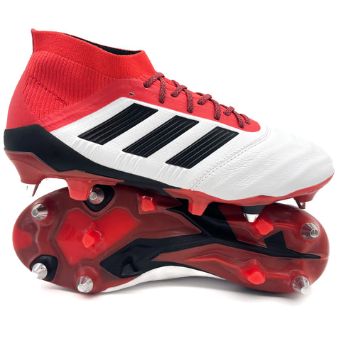 Adidas Predator 18.1 SG 'Cold Blooded - Footwear White/Core Black/Real Coral'