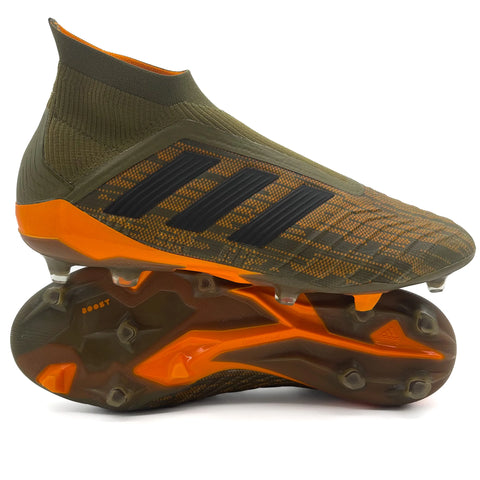 Adidas Predator 18+ FG 'Lone Hunter - Trace Olive/Core Black/Bright Orange'