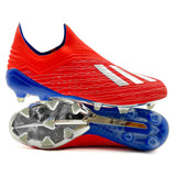 Adidas X 18+ FG 'Exhibit - Action Red/Silver Metallic/Bold Blue'