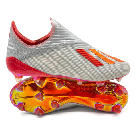 Adidas X 19+ FG '302 Redirect - Silver Metallic/Red/Footwear White'