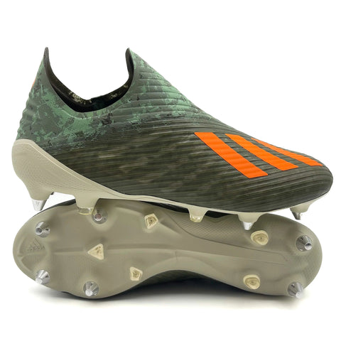 Adidas X 19+ SG 'Encryption - Legion Green/Solar Orange/Core White'