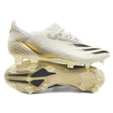 Adidas X Ghosted.1 FG 'Inflight - Footwear White/Core Black/Metallic Gold'