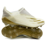 Adidas X Ghosted+ AG 'Footwear White/Metallic Gold/Core Black Kids'