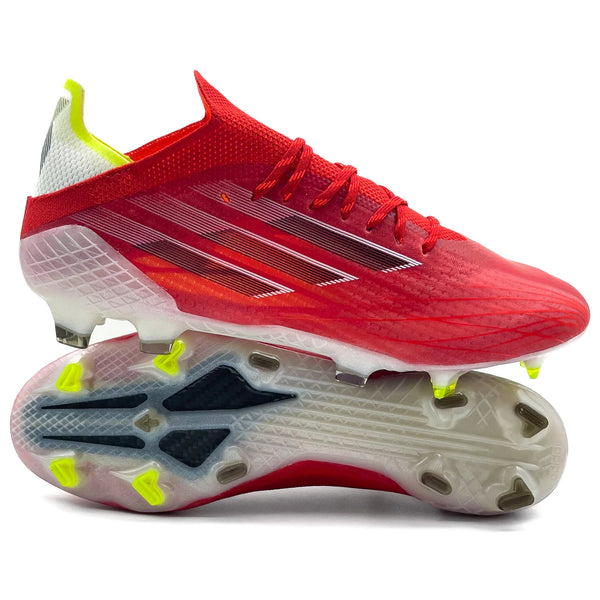  X Speedflow レッド サイン入り Adidas X Speedflow.1 FG ELITE ' Meteorite - Red/Core Black/Solar