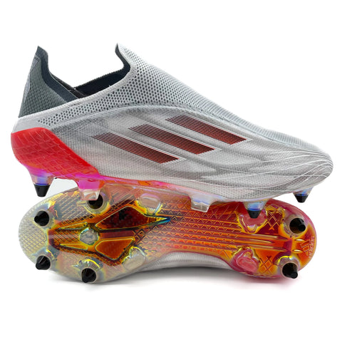 Adidas X Speedflow+ SG 'WhiteSpark - Footwear White/Iron Metal/Solar Red'
