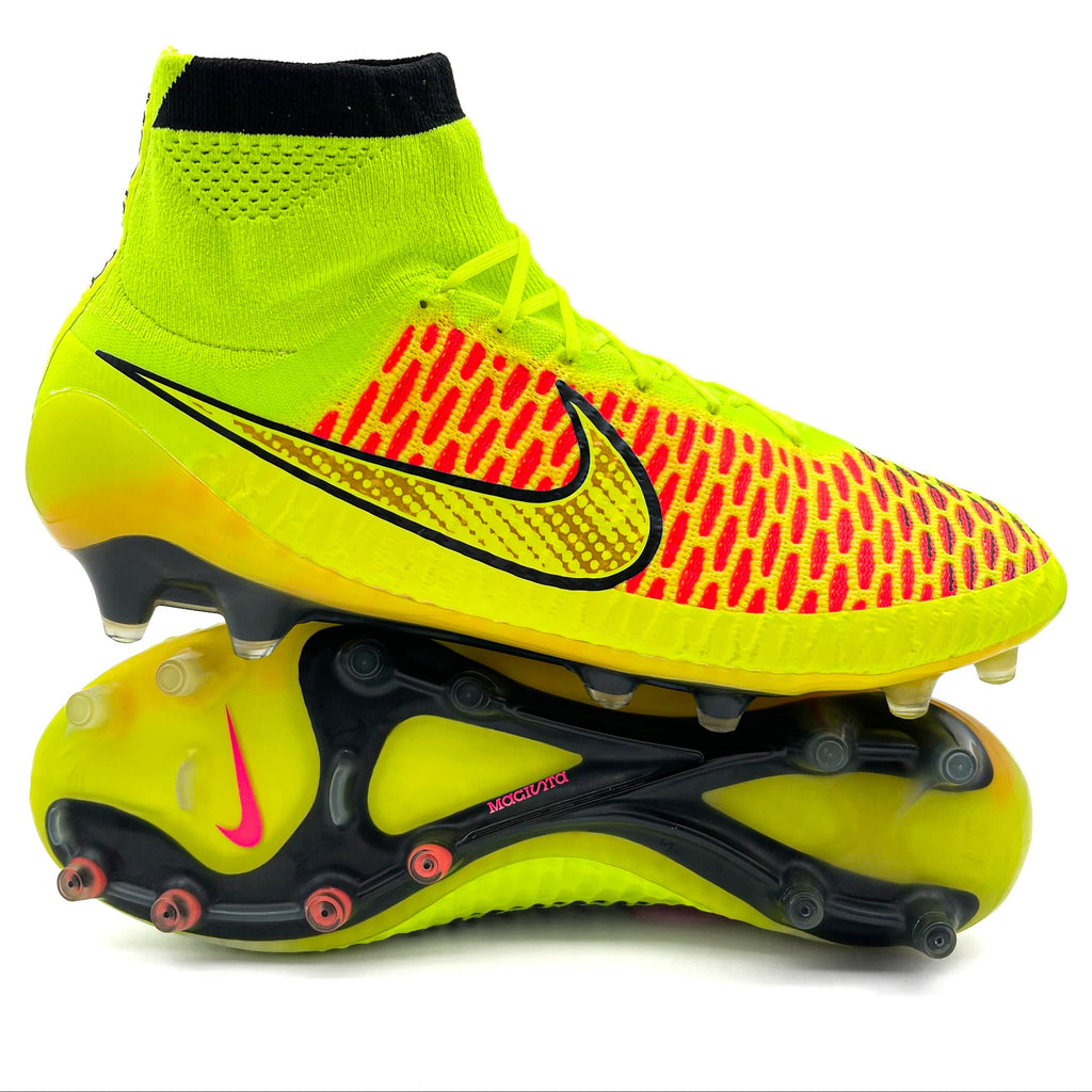 Nike Magista Obra 1 FG ELITE 'Volt/Metallic Gold Coin/Black