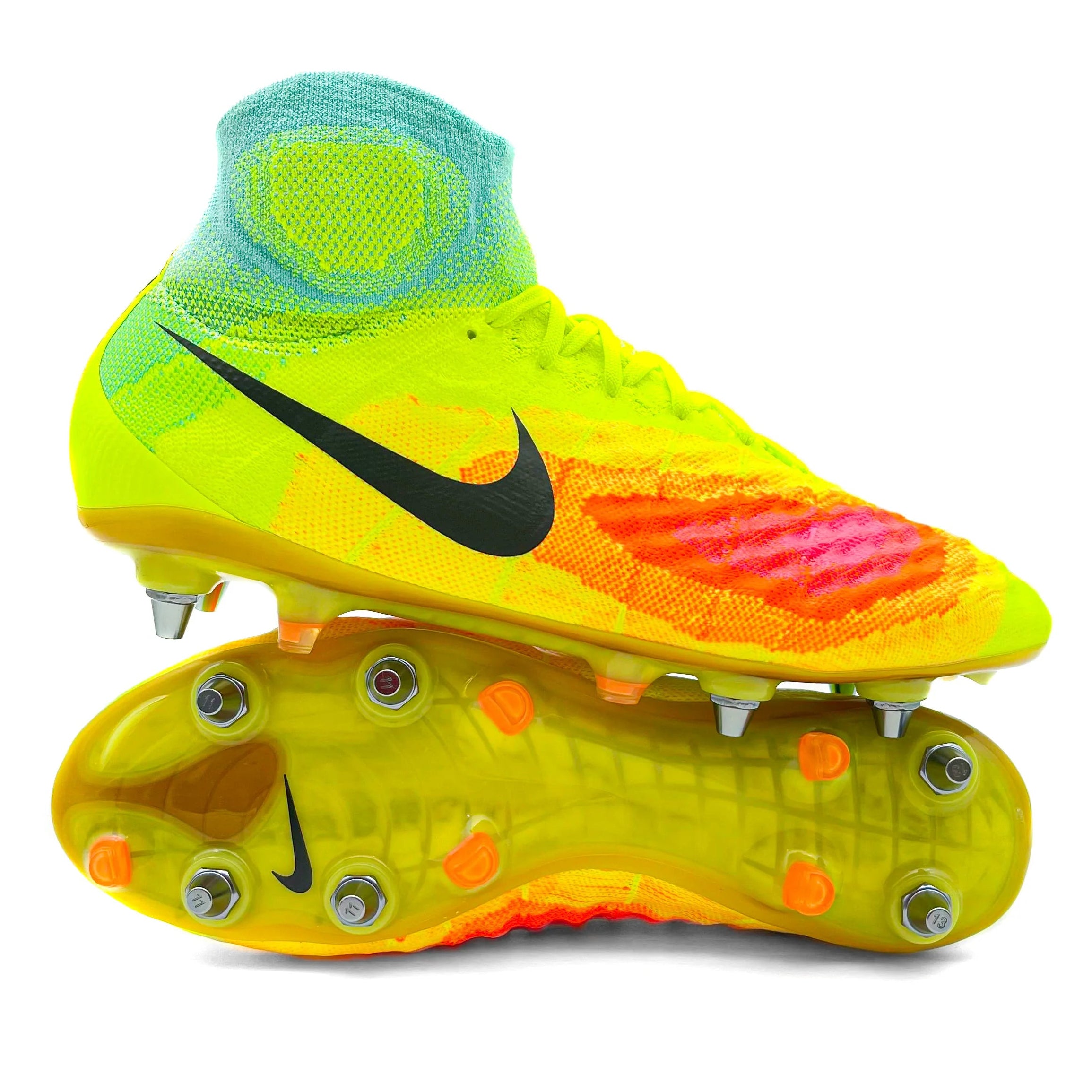 Nike Magista Obra 2 SG-PRO ELITE 'Volt/Black/Total Orange/Pink
