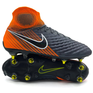 Nike Magista Obra 2 SG ELITE AC 'Fast AF - Dark Grey/Black/Total Orange'