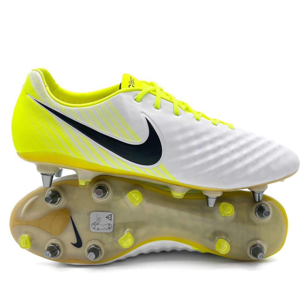 Nike Magista Opus 2 SG-PRO ELITE 'Motion Blur - White/Volt/Wolf