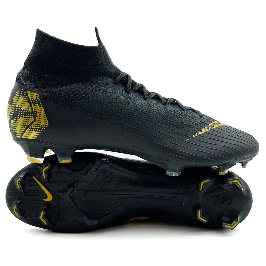 Nike Mercurial Superfly 6 FG Elite 'Black Lux - Black/Metallic