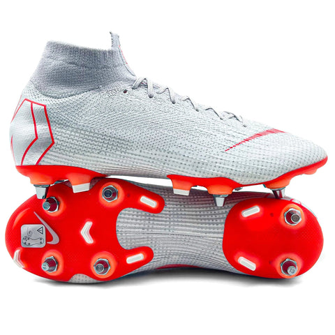 Nike Mercurial Superfly 6 SG-PRO 'Raised On Concrete - Wolf Grey/Light Crimson'