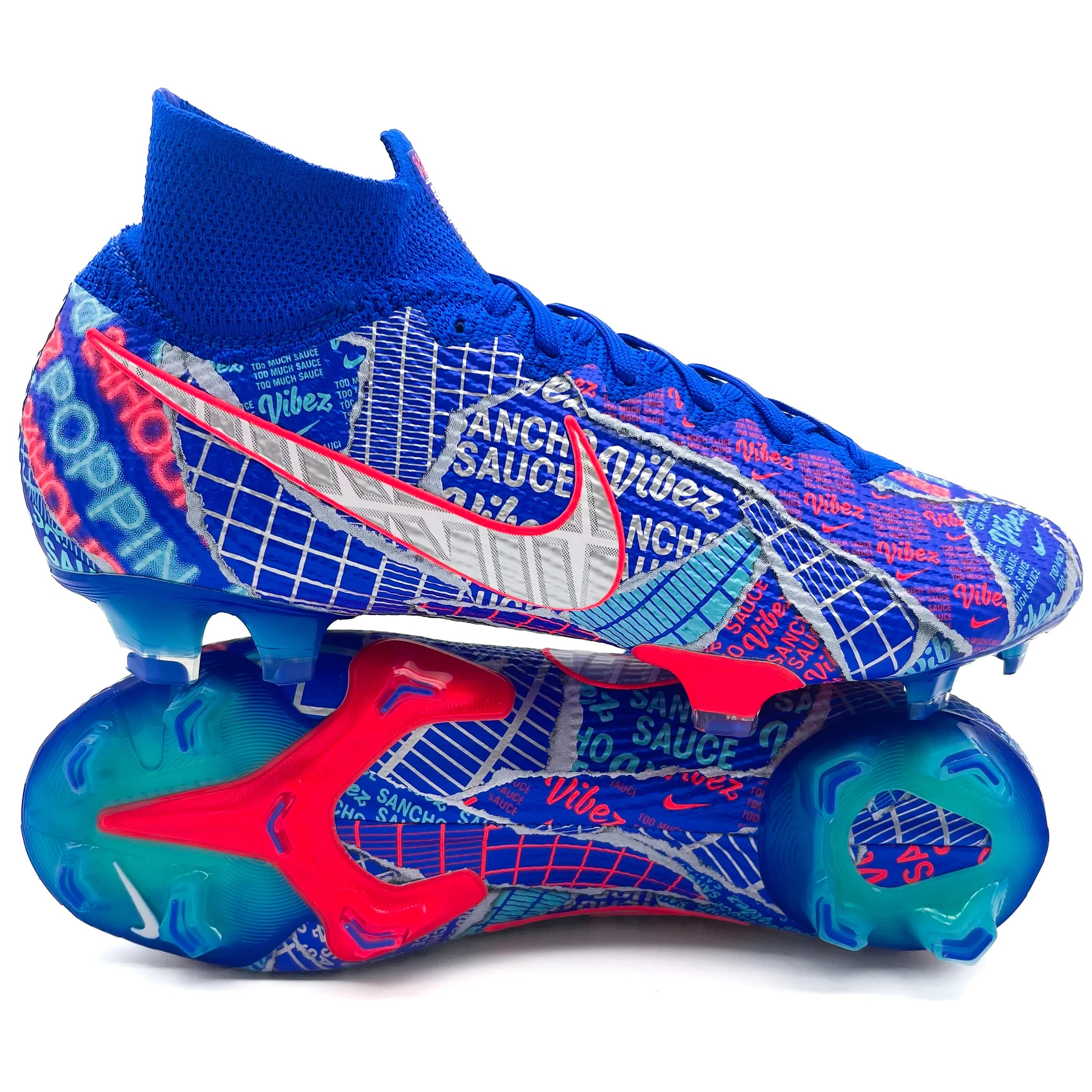 Nike Mercurial Superfly 7 FG ELITE 'Sancho SE11 - Racer Blue/White Nike Mercurial Superfly 7 FG ELITE 'Sancho SE11 - Racer Blue/White