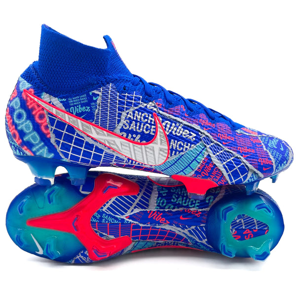 Nike Mercurial Superfly 7 FG ELITE 'Sancho SE11 - Racer Blue/White Nike Mercurial Superfly 7 FG ELITE 'Sancho SE11 - Racer Blue/White