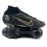 Nike Mercurial Superfly 8  'Black/Metallic Gold/Metallic Silver'