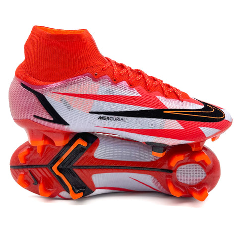 Nike Mercurial Superfly 8 FG CR7 'CR7 Spark Positivity - Chile Red/Black/White/Total Orange'