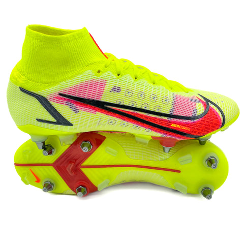 Nike Mercurial Superfly 8 SG-PRO 'Motivation - Volt/Bright Crimson/Black'