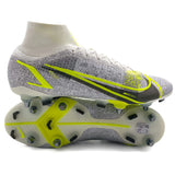 Nike Mercurial Superfly 8 SG-PRO 'Silver Safari - White/Black/Metallic Silver/Volt'