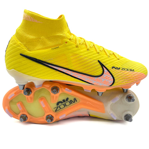 Nike Mercurial Superfly 9 SG-PRO 'PLAYER EDITION Lucent - Yellow Strike/Sunset Glow/Barely Grape'