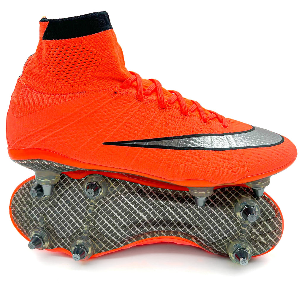 Nike Mercurial Superfly IV SG ELITE 'Bright Mango/Metallic Silver