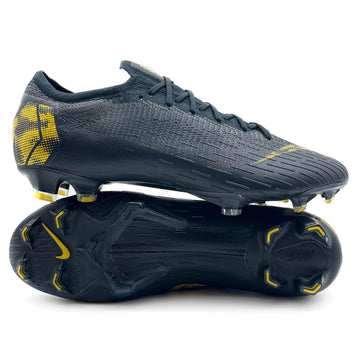 Nike Mercurial Vapor 12 FG - Elite Black Lux - Black/Metallic Vivid Gold – Boots Plug, photo 1