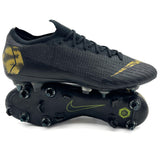 Nike Mercurial Vapor 12 SG AC 'Black Lux - Black/Metallic Vivid Gold'