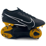 Nike Mercurial Vapor 13 FG TC 'Leather Tech Craft - Black/White/Gold Metallic'