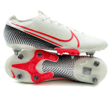 Nike Mercurial Vapor 13 SG-PRO 'White/Laser Crimson/Black'