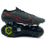 Nike Mercurial Vapor 13 SG AC 'Black X Chile Red - Black/Dark Smoke Grey/Chile Red'