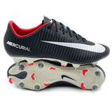 Nike Mercurial Vapor XI SG-PRO 'Pitch Dark - Black/White/University Red'