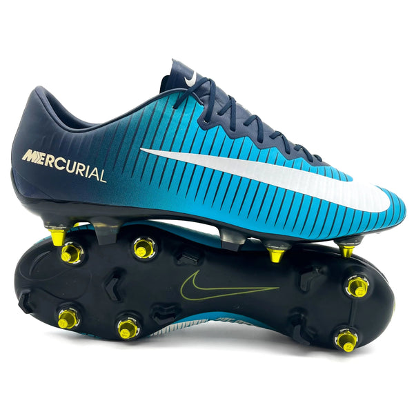 Nike Mercurial Vapor XI SG ELITE 'Ice - Obsidian/White/Gamma Blue