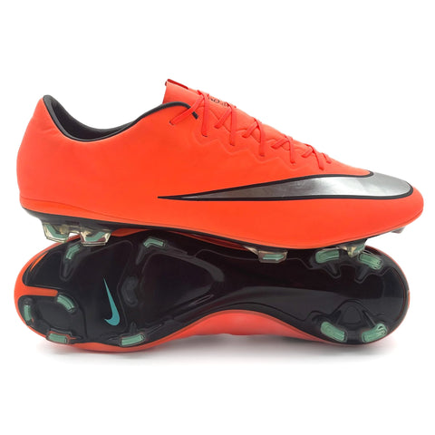 Nike Mercurial Vapor X FG 'Bright Mango/Metallic Silver/Black'