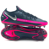 Nike Phantom GT FG 'Black/Metallic Silver/Pink Blast'