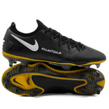 Nike Phantom GT FG ELITE "Leather Tech Craft - Black/White/Metallic Gold"