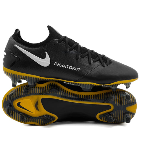 Nike Phantom GT FG 'Leather Tech Craft - Black/White/Metallic Gold'
