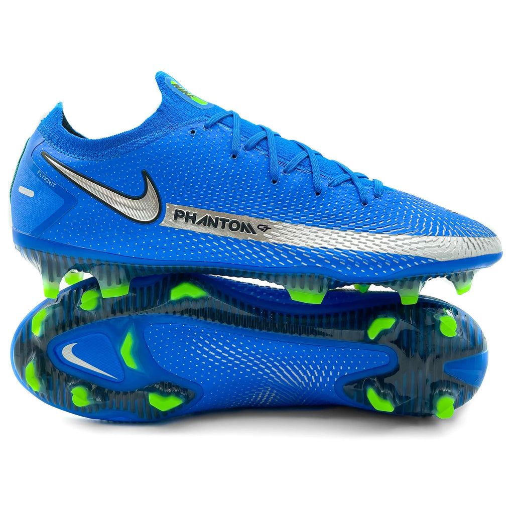 Nike Phantom GT FG Elite'Photo Blue/Metallic Silver/Rage Green