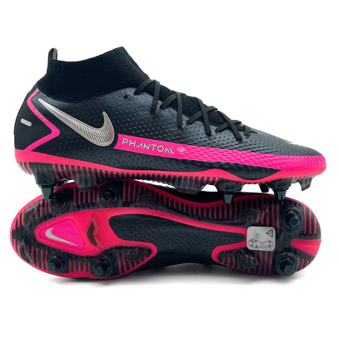 Nike Phantom GT SG-PRO 'Black/Metallic Silver/Pink Blast'