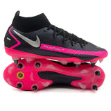 Nike Phantom GT SG AC 'Black/Metallic Silver/Pink Blast'