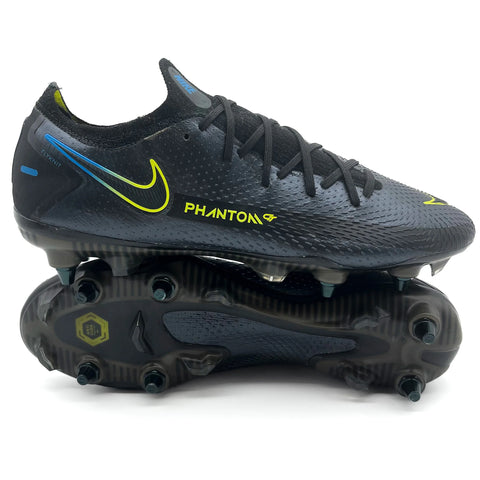 Nike Phantom GT SG AC 'Black x Prism - Black/Cyber Yellow/Lite Photo Blue'