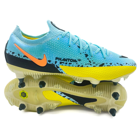 Nike Phantom GT SG AC ' PLAYER EDITION Lucent - Glacier Ice/Black/Yellow Strike'