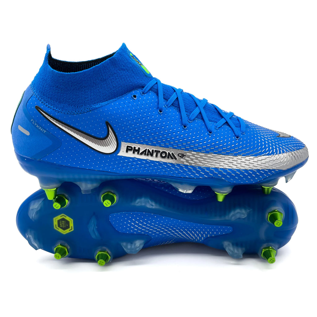 Nike Phantom GT ブルー サッカーシューズ26.0SG Nike Phantom GT SG ELITE AC 'Photo Blue/Metallic Silver/Rage Green
