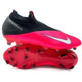 Nike Phantom Vision FG 'Future Lab - Laser Crimson/Metallic Silver/Black'
